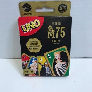 UNO 75 Years Barbie Card Game